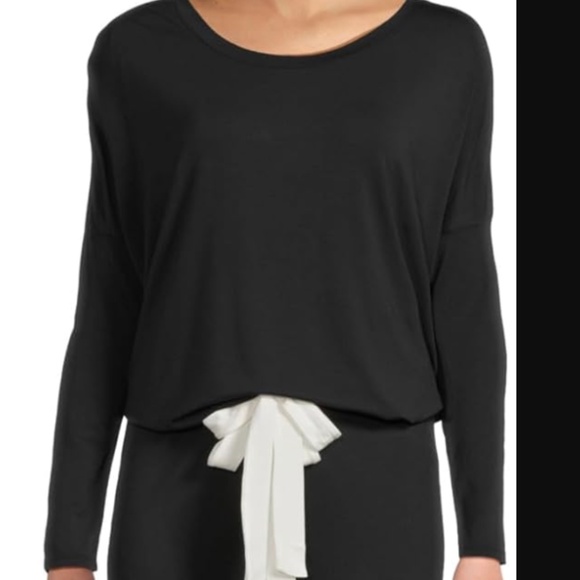 Eberjey Gisele Modal Women's Pajama Top Black Size S 6887 - Picture 1 of 3